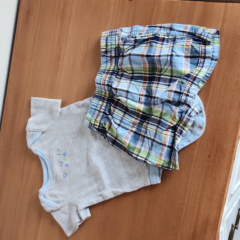 Onesie and Shorts
